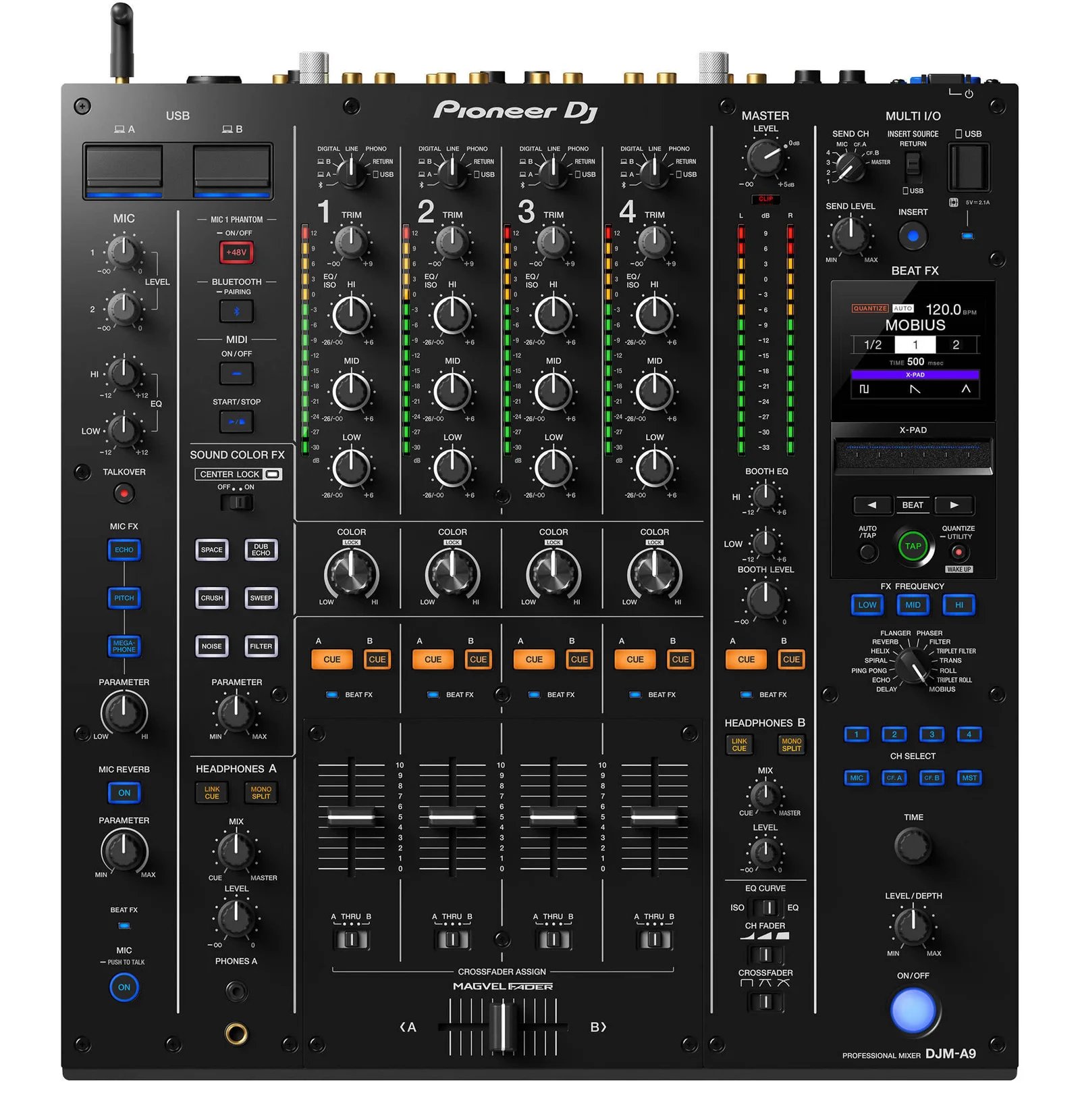 Pioneer DJM A9 4 Channel Professional DJ Mixer 