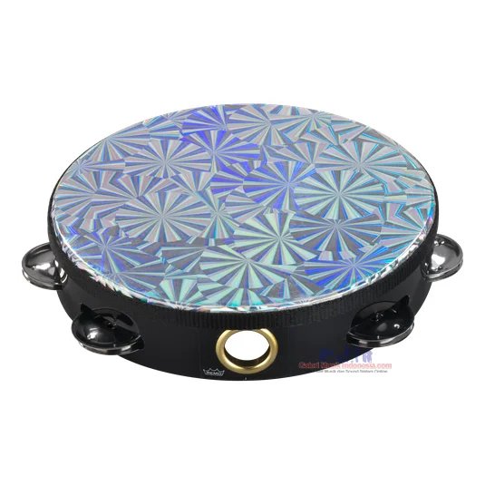 Remo TA 4110 43 Prizmatic Pinwheel Tambourine 10” Single Row