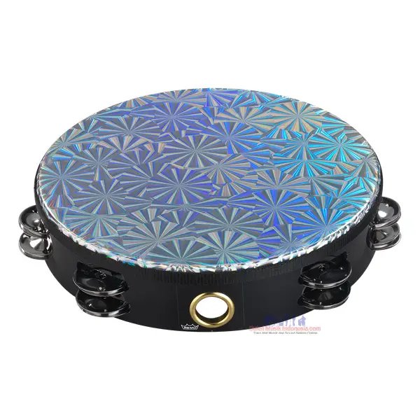 Remo TA 4210 43 Prizmatic Pinwheel Tambourine 10” Double Row Jingles