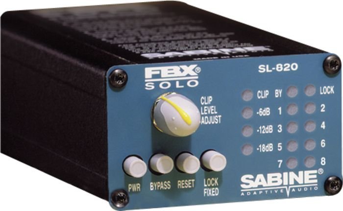 Sabine FBX SL820 Digital Feedback Eliminator with 1/4 Inch I/O