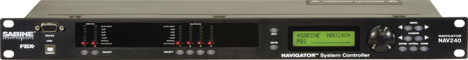 Sabine Navigator System Processor NAV240 2x4
