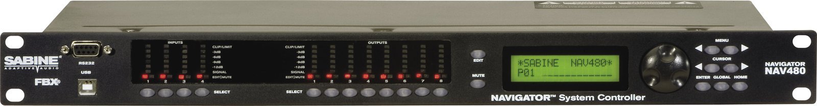 Sabine Navigator System Processor NAV480 4x8