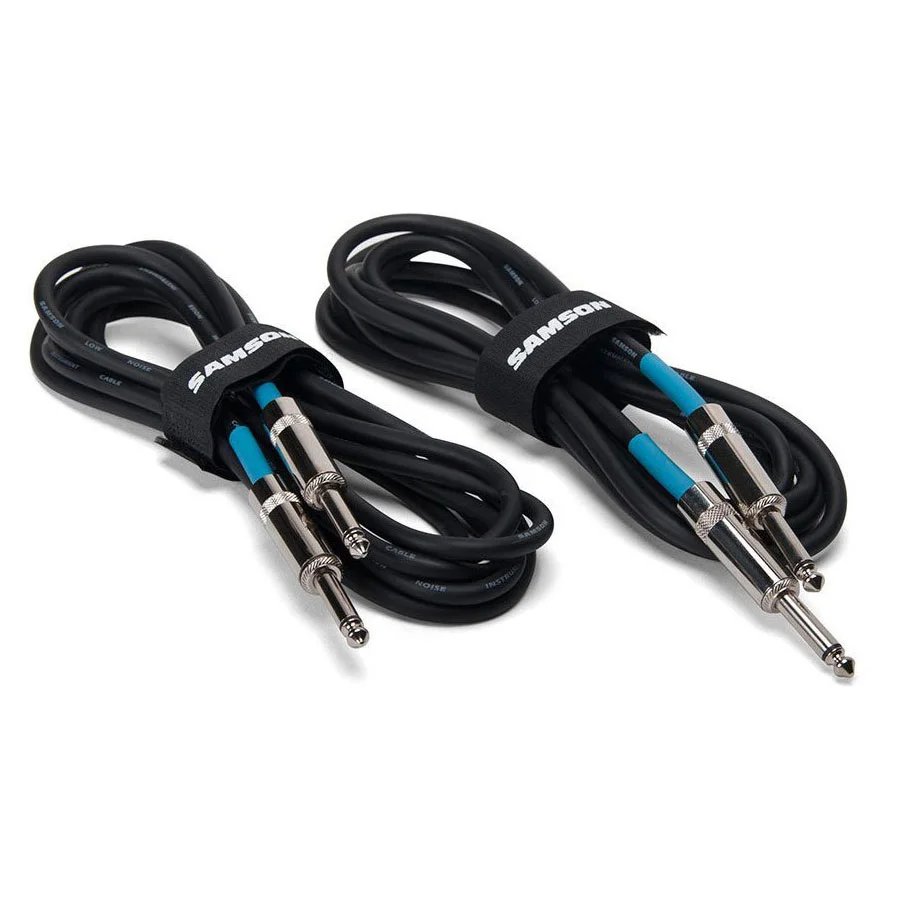 Samson IC10 10 foot Instrument Cable (2 Pack)