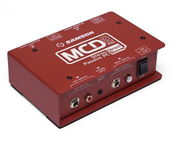 Samson MCD2 Pro Stereo Passive PC Direct Box