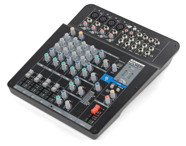 Samson MXP124FX - MixPad Compact, 12-Channel Analog Stereo Mixer with Effects and USB