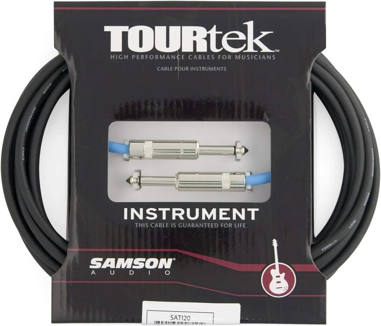 Samson Tourtek TI20 6 Meter Mono Plug Instrument Cable