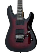 Schecter Demon 6 FR Electric Guitar, Crimson Red Burst