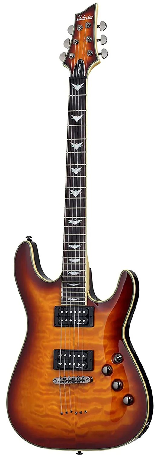 Schecter Omen Extreme 6 Electric Guitar, Vintage Sunburst