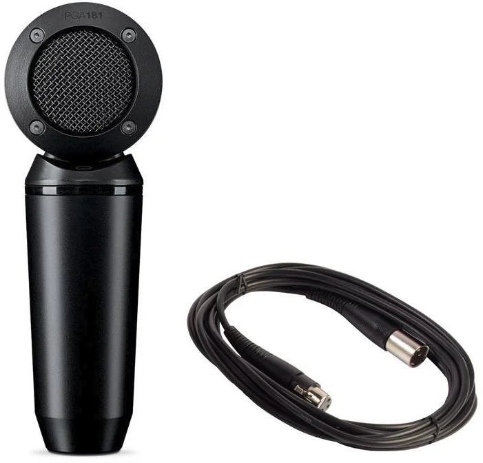 Shure PGA181 Side-Address Cardioid Condenser Microphone (XLR Cable)