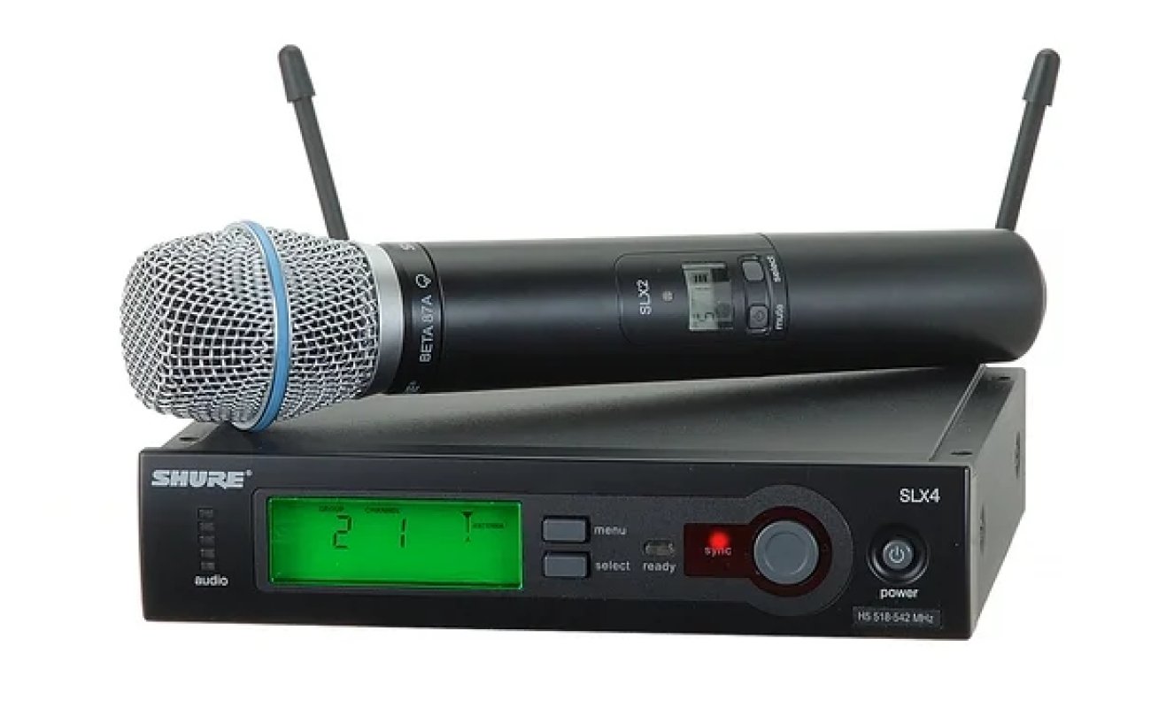 products shure slx24 beta87a wireless mic system 3194