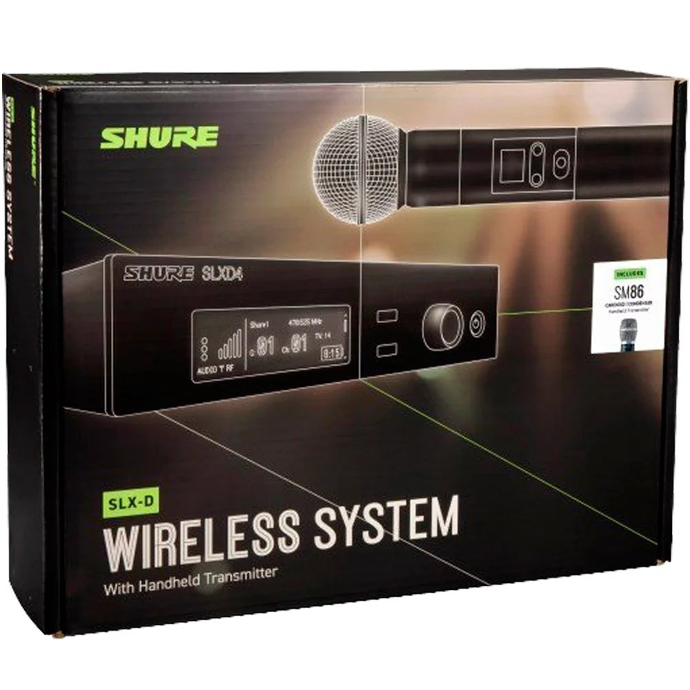 Shure SLXD24/SM86 Digital Wireless Handheld Microphone System w/ SM86