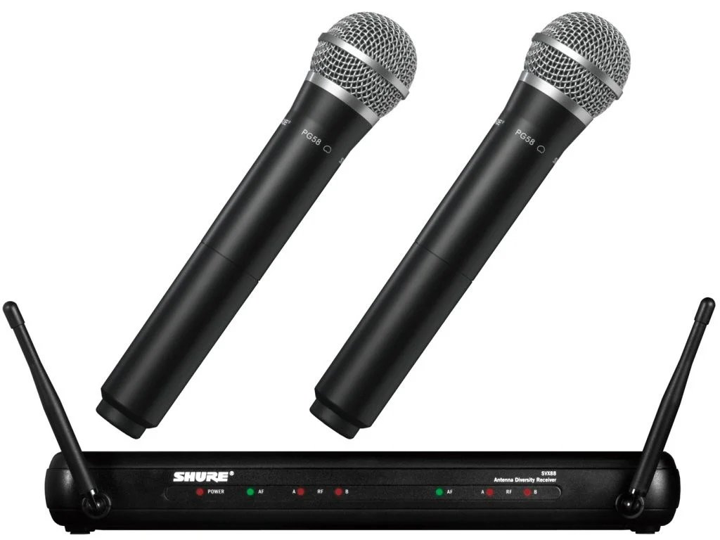 Shure SVX288/PG58 Dual Vocal Wireless System 
