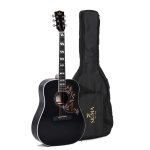 products sigma dm sg5 bk dread nat gloss black acoustic electric guitar with bag 7133