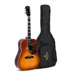 products sigma dm sg5 heritage vintage sunburst acoustic electric guitars with bag 7132