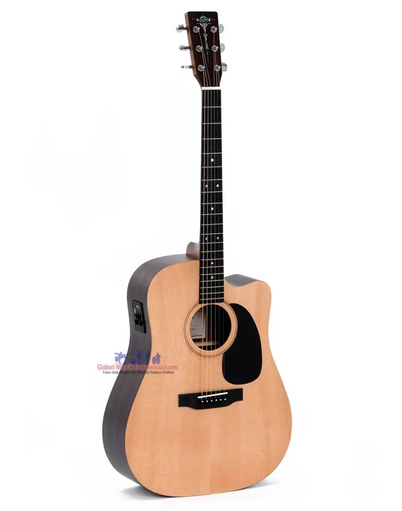 Sigma DTCE+ Tilia Cut, Grand Nat Acoustic Electric Guitar Tanpa Bag
