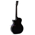products sigma gmc ste bkb acoustic electric guitar black burst with bag a111424