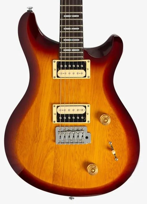 Sire Larry Carlton Q3 HH Mahogany 3 Way Gold Speed Knob, Tobacco Sunburst