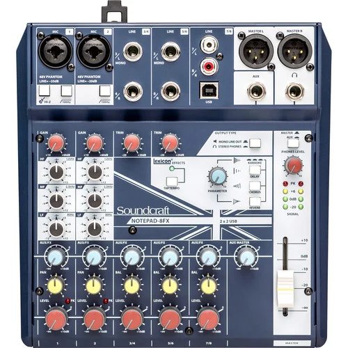 Soundcraft Notepad-8FX Mixer with Effects