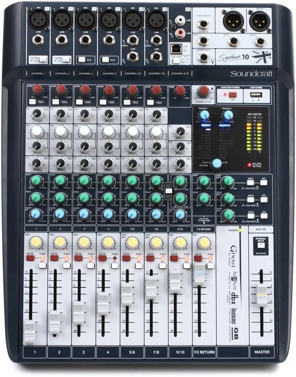 Soundcraft Signature 10 Mixer with Effects