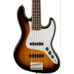products squier affinity 5 string jazz electric bass guitar maple fb brown sunburst 7415