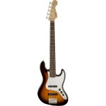 products squier affinity 5 string jazz electric bass guitar maple fb brown sunburst a106239