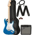 products squier affinity stratocaster hss guitar pack maple fb 7043