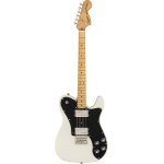 products squier classic vibe 70s telecaster deluxe electric guitar maple fb olympic white a100585