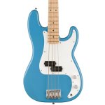 products squier sonic precision bass guitar w white pickguard maple fb california blue 8098