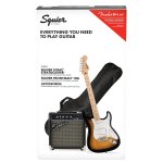 products squier sonic stratocaster pack w gig bag maple fb 10g 230v eu 2 color sunburst 8099