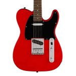 products squier sonic telecaster electric guitar w black pickguard laurel fb torino red 8084