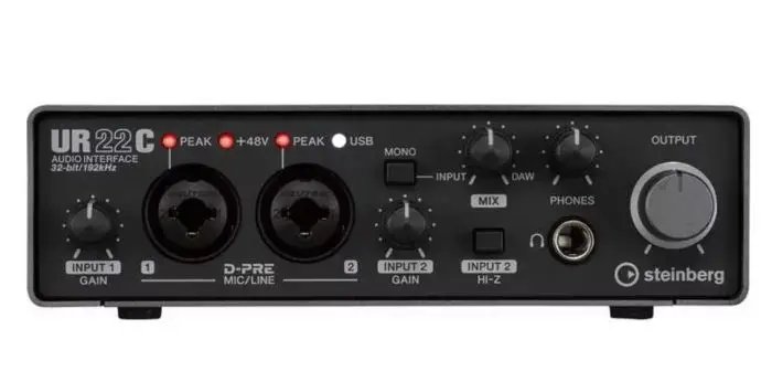 Steinberg UR22C 2x2ch USB-C 3.0 Audio Interface
