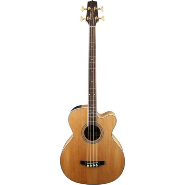 Takamine GB72CE NAT Jumbo Acoustic Electric Bass Guitar, Natural