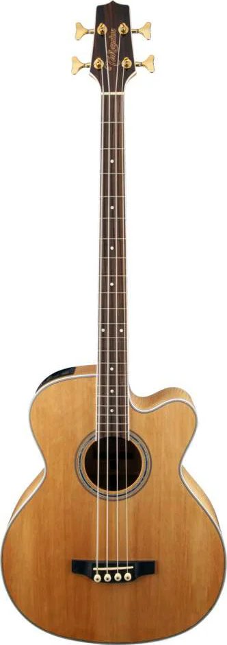 Takamine GB72CE NAT Jumbo Acoustic Electric Bass Guitar, Natural