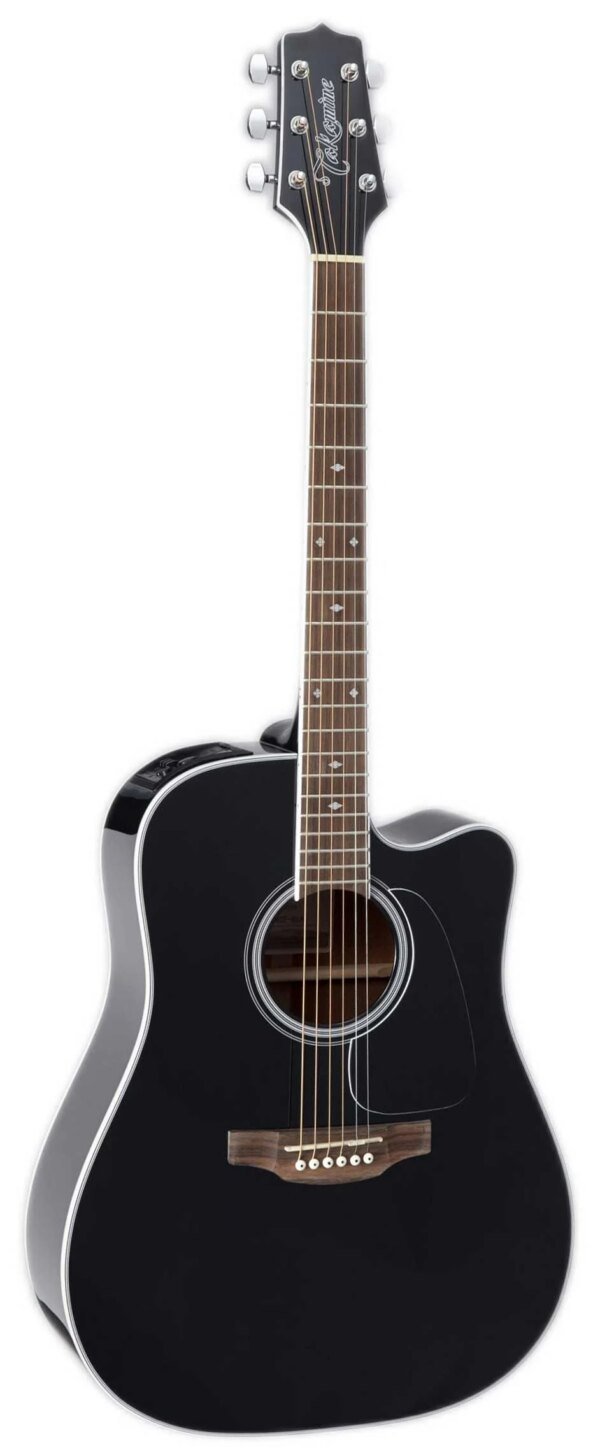Takamine GD34CE Black Dreadnought Cutaway Acoustic Electric Guitar