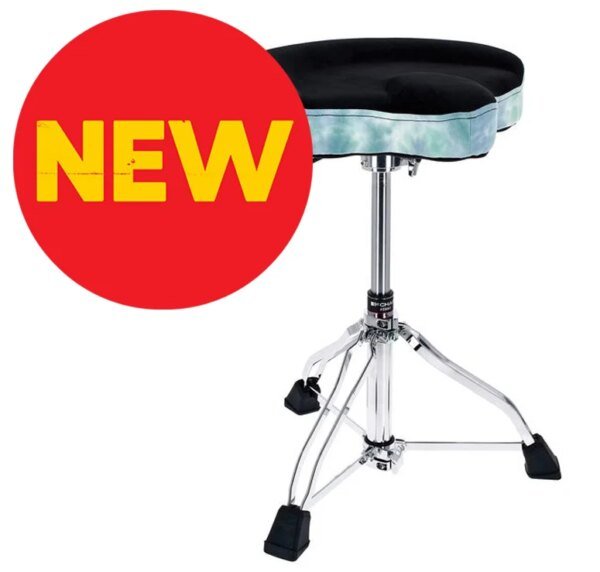 Tama HT550TDMG Limited 1st Chair Glide Rider Hydraulic Drum Throne, Cool Mint Gray Seat