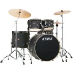 products tama imperial star ip52h6wbn bob 5 piece drum set with black hardware blacked out black 9734