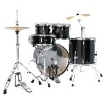 Tama Stagestar ST52H6C BNS 5 Piece Drum Set with Cymbals, Black Night Sparkle