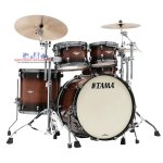 Tama Starclassic Maple ME42TZSV-TBV 6 Piece Drum Set, Tobacco Sunburst Movingui
