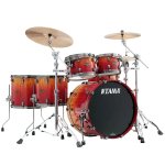 products tama starclassic walnut birch 6 piece limited edition drum set vermillion bosse fonce fade 9731
