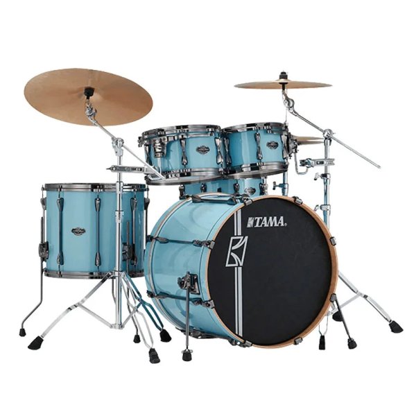 Tama Superstar Hyperdrive Maple MK52HZBNS-PBM 5 Piece Drum Set, Pale Blue Mist