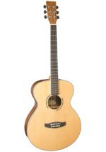 Tanglewood DBT F HR Folk, Spruce & Figured Hawaiian Rainwood Acoustic Guitar with Bag