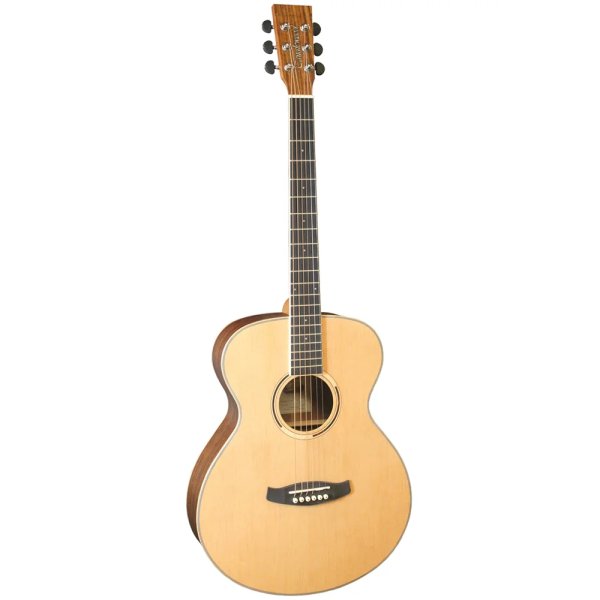 Tanglewood DBT F HR Folk, Spruce & Figured Hawaiian Rainwood Acoustic Guitar with Bag