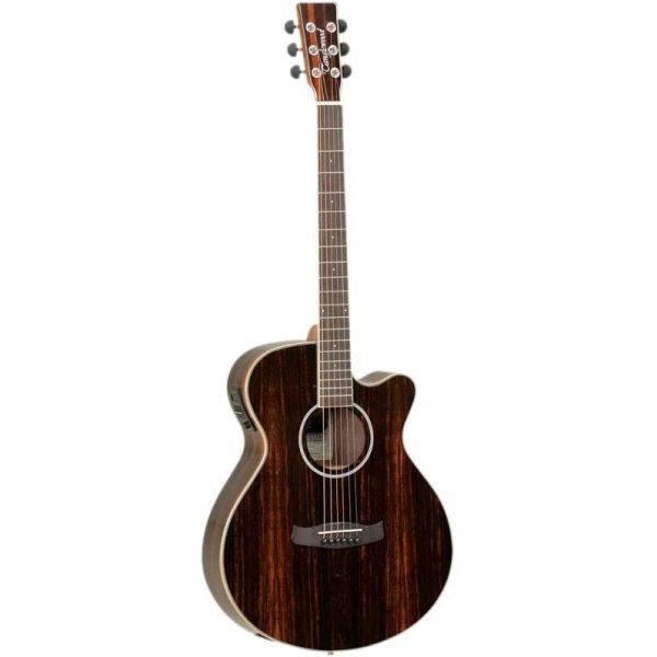 Tanglewood DBT SFCE AEB SPR Folk Nat Satin Acoustic Electric Guitar with Bag
