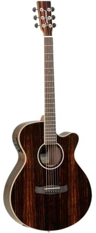 Tanglewood DBT SFCE AEB SPR Folk Nat Satin Acoustic Electric Guitar with Bag