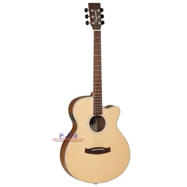 Tanglewood DBT SFCE BW Discovery Super Folk Acoustic Electric Guitar with Bag