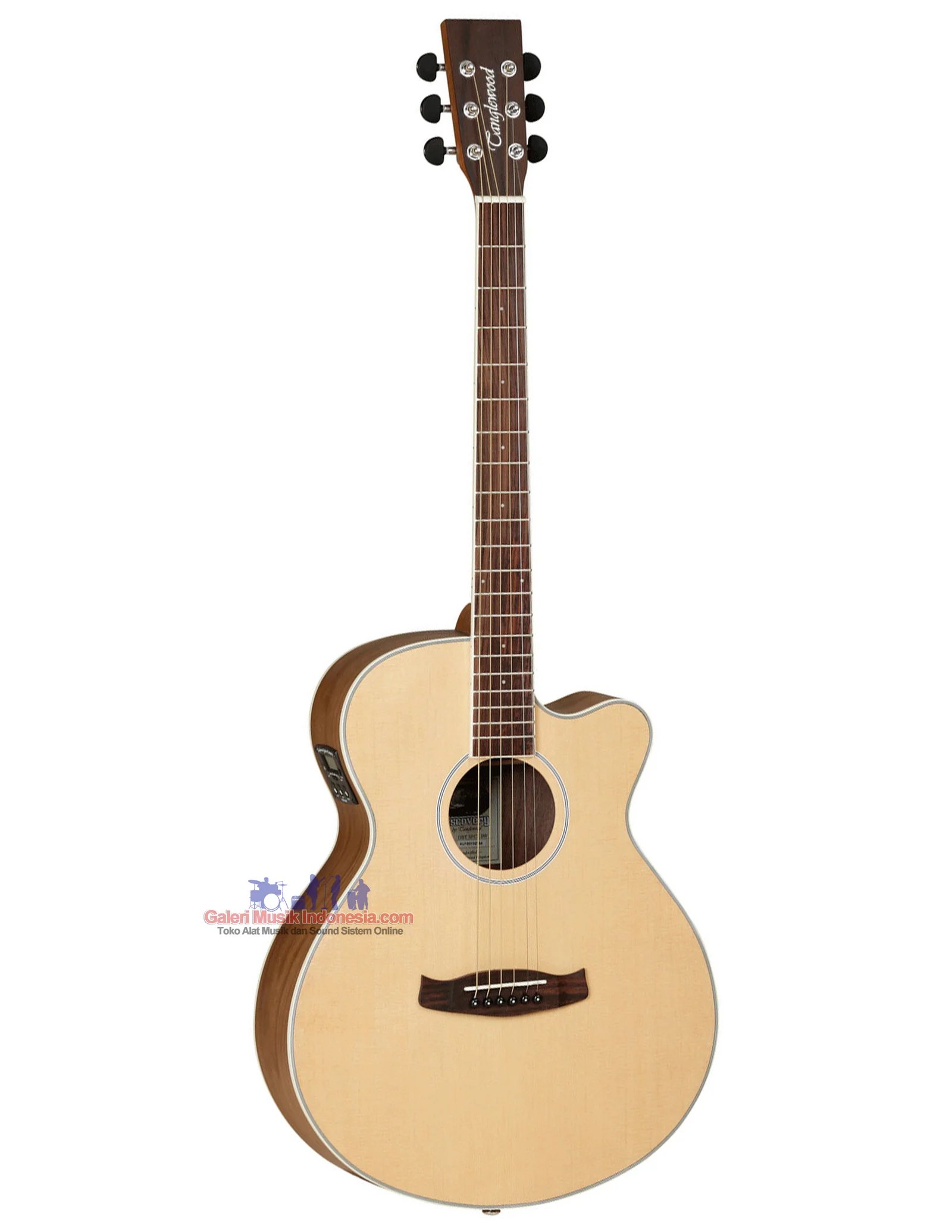 Tanglewood DBT SFCE BW Discovery Super Folk Acoustic Electric Guitar with Bag