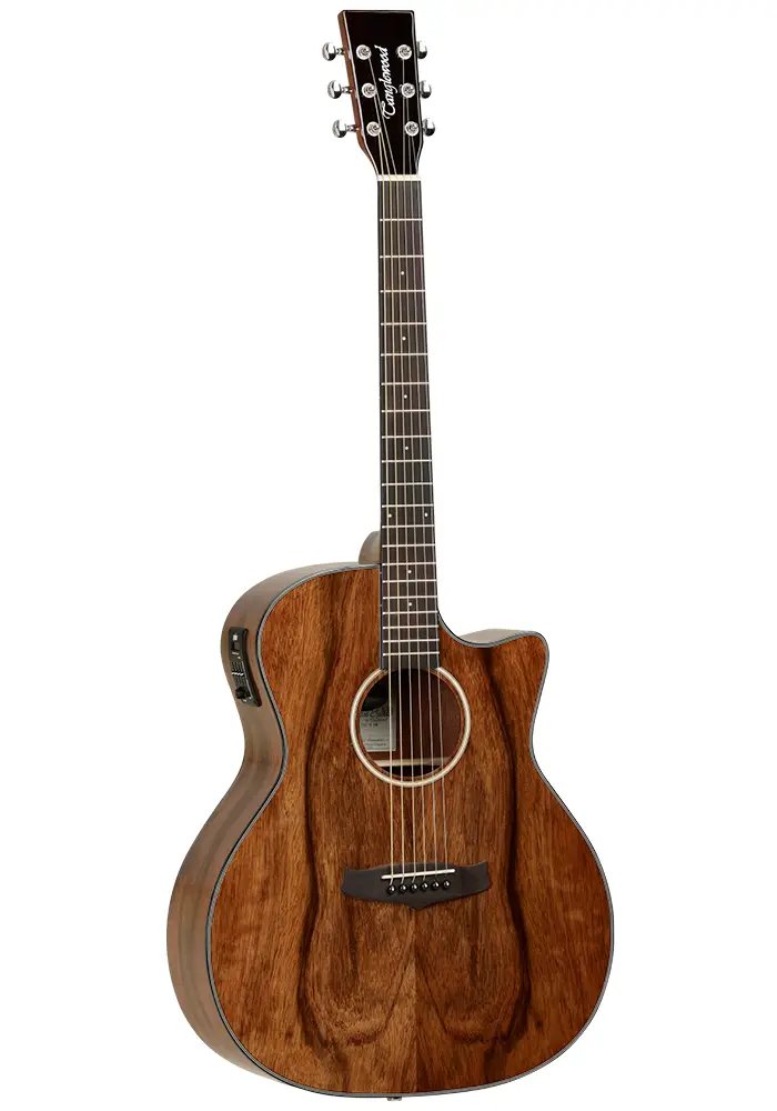 Tanglewood TVC X PW Evolution Exotic Venitian Cutaway Acoustic Electric Guitar with Bag