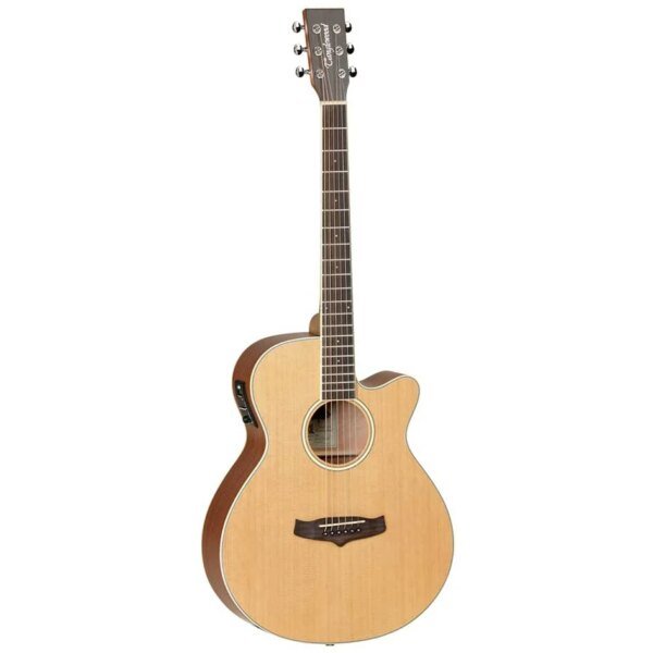 Tanglewood TW9 E Super Folk Cutaway Acoustic Electric Guitar with Bag