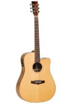 Tanglewood TWJD CE Dreadnought Cutaway Solid Canadian Red Cedar Top Acoustic Electric Guitar w/Bag