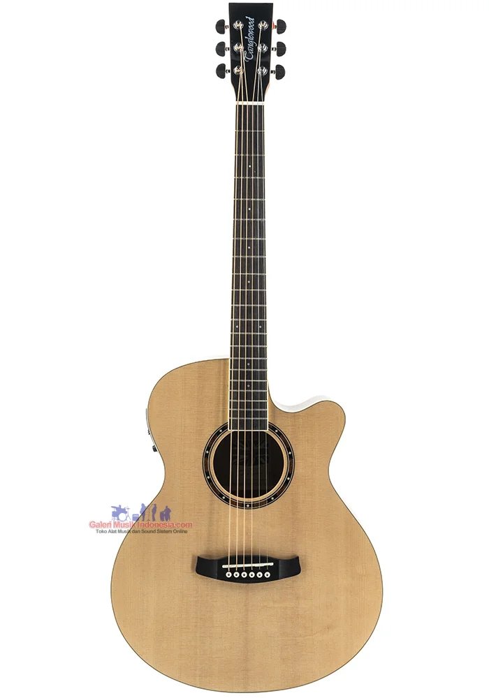 Tanglewood TWK SFCE Kensington Acoustic Electric Guitar with Bag and free Elixir Strings